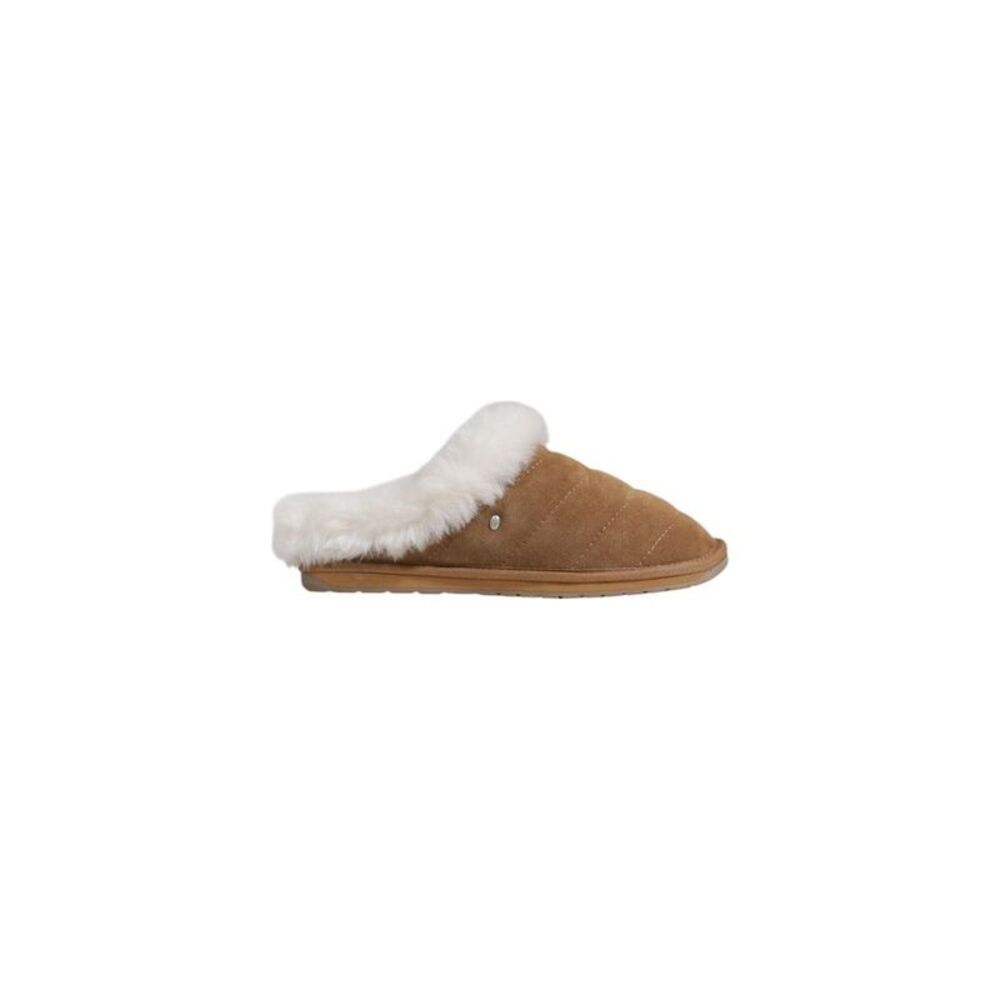 EMU Australia Brown Suede Leather Women's Slippers